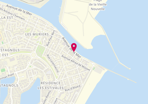 Plan de Alain Ayrolles, Nathalie Roudieres, Guil, 1328 Avenue de la Mer, 11210 Port-la-Nouvelle