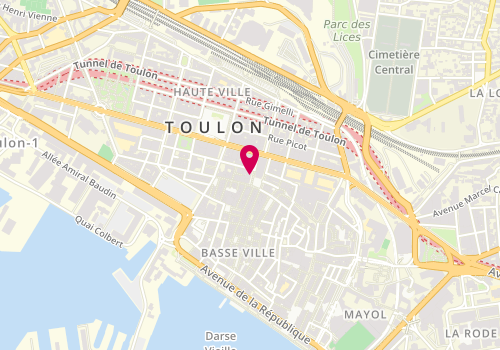Plan de Maitre Jean-Marc Couret, 9 Rue Racine, 83000 Toulon