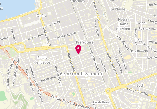Plan de Jean-louis Clerc et Dorothée Martel-reison, 6 Rue Edmond Rostand, 13006 Marseille