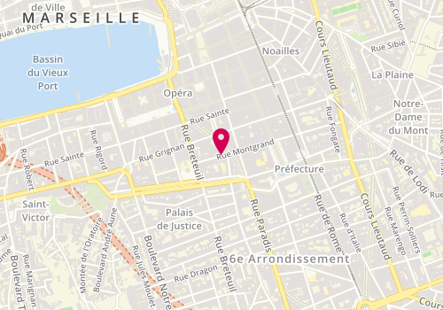 Plan de DEVOS Luc, 46 Rue Montgrand, 13006 Marseille