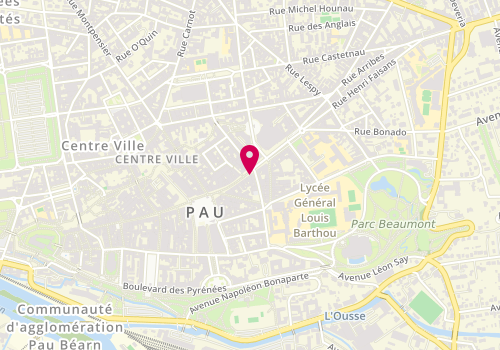 Plan de 3 FOCH Notaires, Mes Poey-Noguez-Brière-Laplace-Chaumeil, 3 Rue Maréchal Foch, 64000 Pau