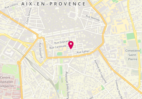 Plan de Zeender & Associés - Notaires à Aix en Provence, 26 Rue du 4 Septembre, 13100 Aix-en-Provence