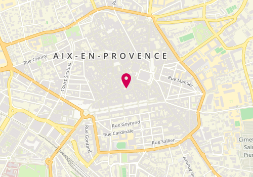 Plan de Albertas Notaires, 11 Place d'Albertas, 13100 Aix-en-Provence