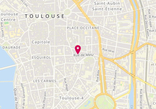 Plan de GIBAULT Laurent, 31 Bis Rue Metz, 31000 Toulouse