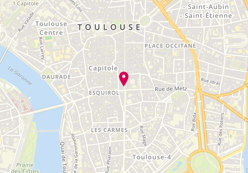 Plan de CAYROU-LAURE Nathalie, 13 Rue d'Alsace Lorraine, 31000 Toulouse