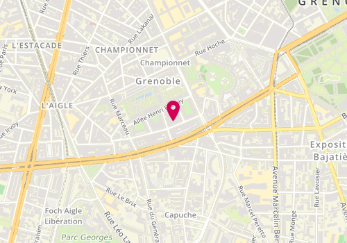 Plan de BONNEMAINS Hugues, 14 Rue André Maginot, 38000 Grenoble