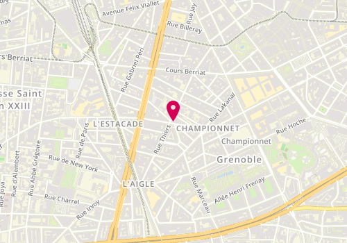 Plan de Florent CHARLES Notaire - GRENOBLE, 18 Rue Condorcet, 38000 Grenoble