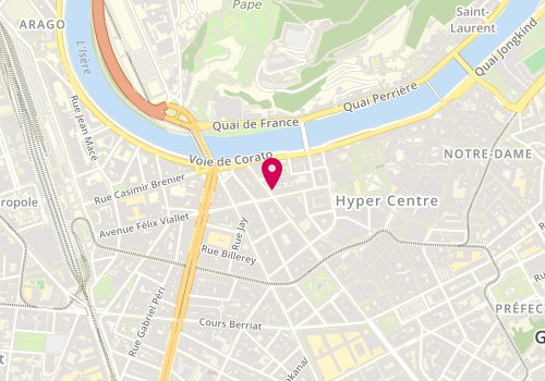 Plan de DURAFFOURD Thierry, 16 avenue Félix Viallet, 38000 Grenoble