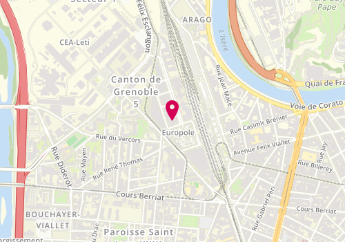 Plan de FABRE Olivier, 3 avenue Doyen Louis Weil, 38000 Grenoble