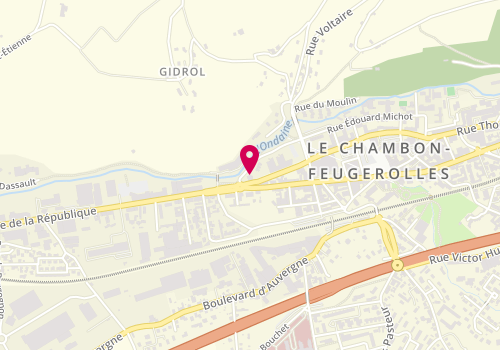 Plan de Actes@Chambon, Le
57 Rue Edouard Michot, 42500 Le Chambon-Feugerolles