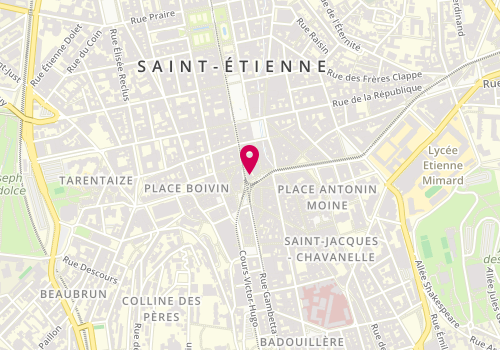 Plan de Etude notariale DENIEUIL, 3 place du Peuple, 42000 Saint-Étienne