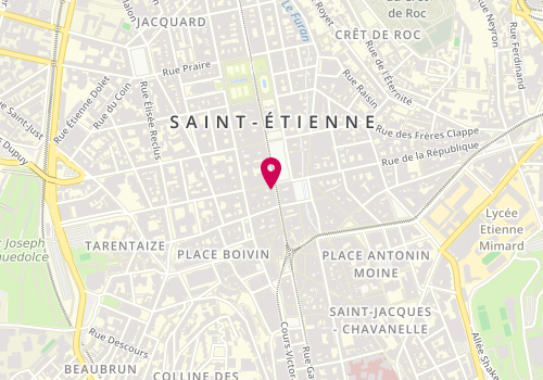 Plan de Chetaille Marc, 2 Rue Général Foy, 42000 Saint-Étienne