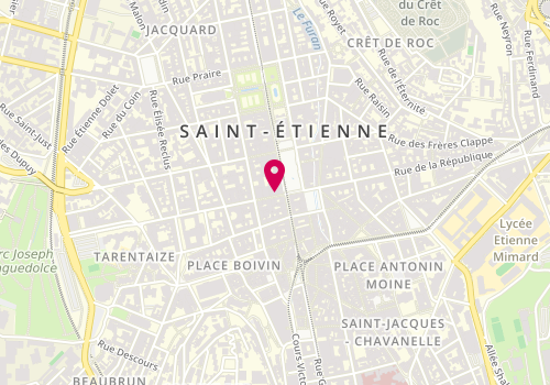 Plan de Ondf, 12 place Hôtel de Ville, 42000 Saint-Étienne