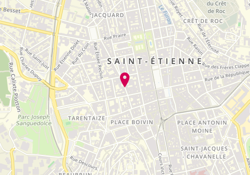 Plan de Gonon & Associés, Office notarial Saint-Étienne / Paris, 5 Rue Mi-Carême, 42000 Saint-Étienne