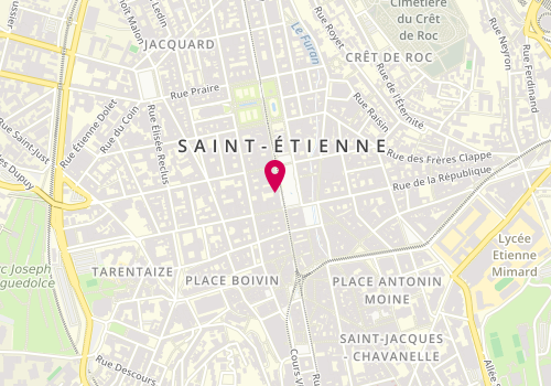 Plan de Maitre Pierre-Antoine Duron Notaire, Place de l'Hôtel de Ville
8, 42000 Saint-Étienne