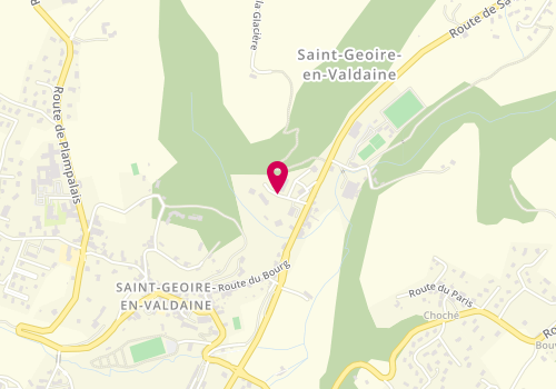 Plan de AB2C Notaires, Zone Artisanale la Valdaine la Thuery, 38620 Saint-Geoire-en-Valdaine