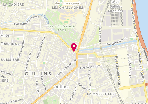 Plan de Aurélien Blanc et Aristide Blanc Notaires Associés, 1 Boulevard Emile Zola, 69600 Oullins-Pierre-Bénite