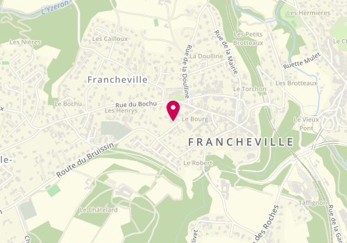 Plan de Adevodence Notaires, 8 Route du Bruissin, 69340 Francheville