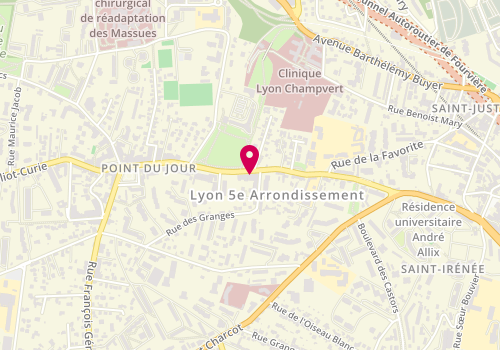 Plan de Clélie SIMON Paul de MONTGOLFIER, 49 avenue du Point du Jour, 69005 Lyon
