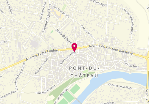 Plan de Act & Notaires Associes - Pont-Du-Chateau, 1 place de la République, 63430 Pont-du-Château