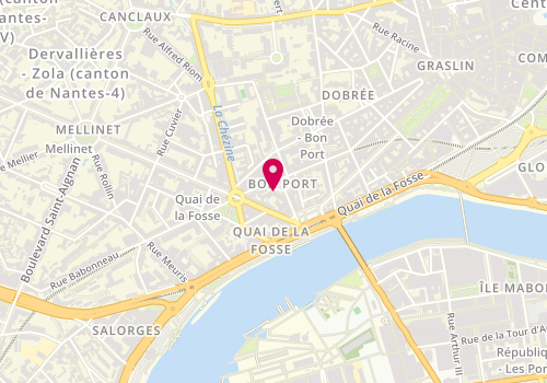 Plan de Office du Dôme - Notaires, 4 Bis place du Sanitat, 44100 Nantes
