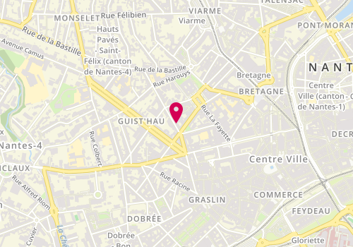 Plan de Camille de MANEVILLE et Antoine BOUDROT Notaires, 18 Rue Marceau, 44000 Nantes