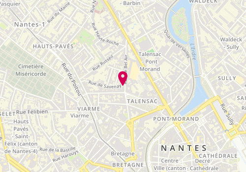 Plan de GASTE Jean, 25-27 Rue de Bel Air, 44000 Nantes