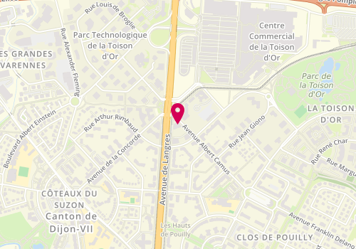 Plan de Legi Notaires, 21 avenue Albert Camus, 21000 Dijon