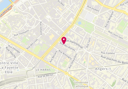 Plan de MELON Nicolas, 9 Rue Arènes, 49100 Angers