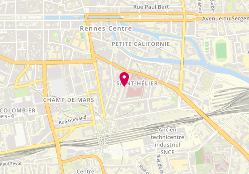 Plan de Maître Aude Olivier Notaire, 17 avenue Louis Barthou, 35000 Rennes