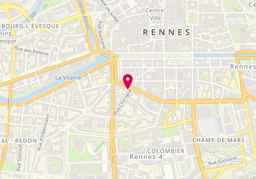 Plan de LIBERTE NOTAIRES - Guillaume Painsar, 45 Boulevard de la Liberté, 35000 Rennes