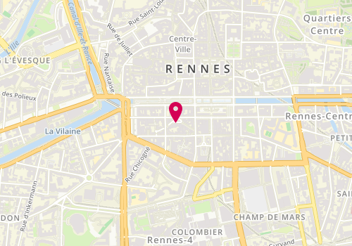 Plan de Office du Dôme - Notaires, 27 Rue de la Parcheminerie, 35000 Rennes