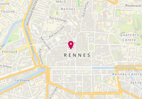 Plan de LAISNE Marc, 4 Rue Duguesclin, 35000 Rennes