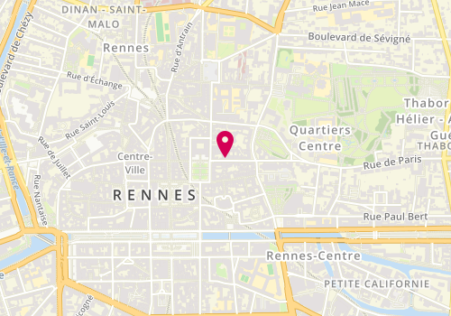 Plan de Eric et Jean-Marie DELPERIER, 7 Rue Victor Hugo, 35000 Rennes