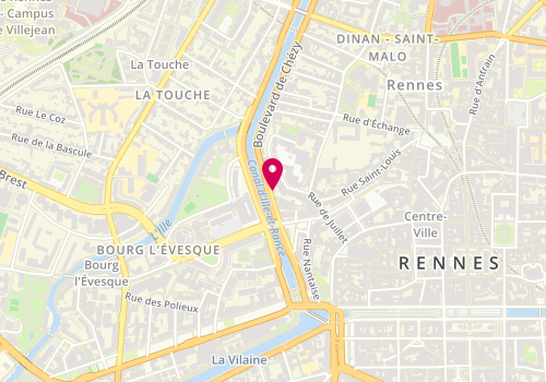 Plan de BOURGOIN Laurent, Cs 26401 4 Boulevard Chézy, 35000 Rennes