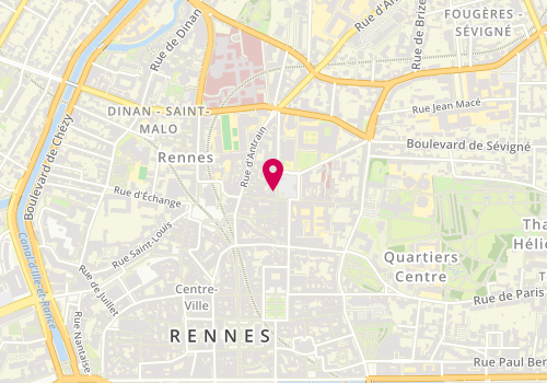 Plan de Hélène Cornardeau-Tariel Notaire, 1 place Hoche, 35000 Rennes