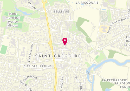 Plan de Alexandre-Troënès Marine, 9 Bis Rue Alphonse Milon, 35760 Saint-Grégoire