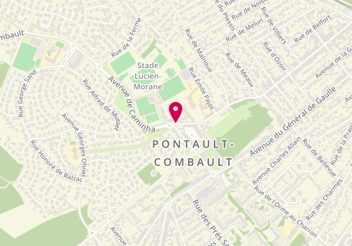 Plan de 106 Republique, 106 Avenue République, 77340 Pontault-Combault