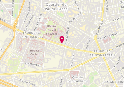 Plan de A Contrario Notaires, 70 Boulevard Port Royal, 75005 Paris