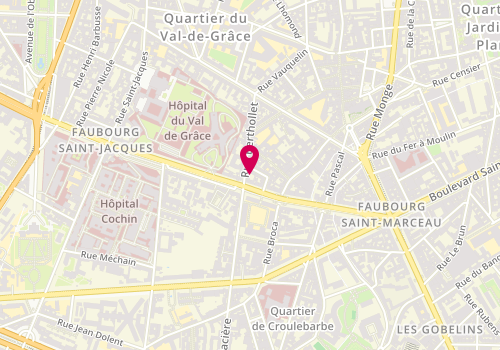 Plan de A Contrario Notaires, 70 Boulevard de Port-Royal, 75005 Paris