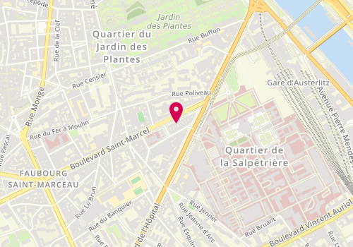 Plan de Alexandre BOY & Stéphanie DUPAS, 13 Boulevard Saint-Marcel, 75013 Paris