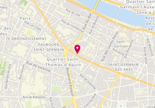 Plan de Ader Combes-Berton Mozziconacci et Lassaigne Guiban, 226 Boulevard Saint Germain, 75007 Paris