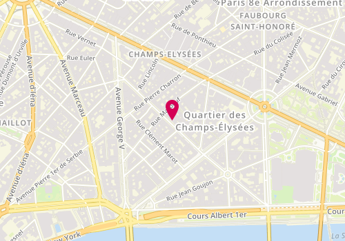 Plan de Alliance Notaires - Etude notariale à Paris 8ème arrondissement, 40 Rue François 1er, 75008 Paris