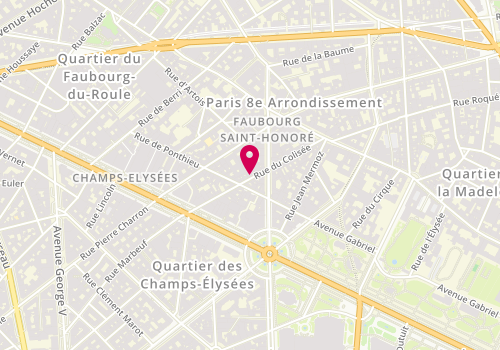 Plan de Affidavit Notaires, 29 Rue du Colisée, 75008 Paris