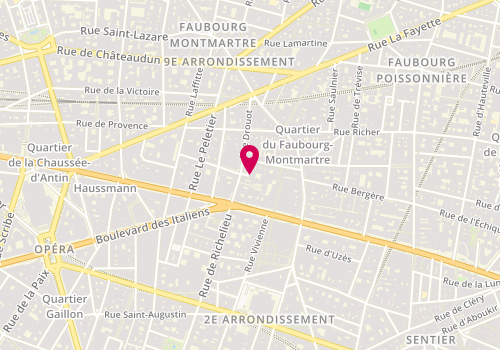 Plan de Alexandre Dechin Devriendt Hoang, 3 Rue Rossini, 75009 Paris