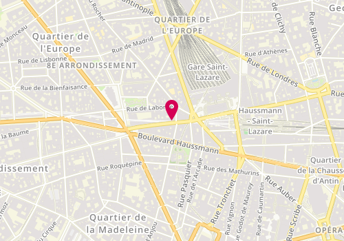 Plan de 1317 Notaires Paris, 10 Rue de la Pépinière, 75008 Paris