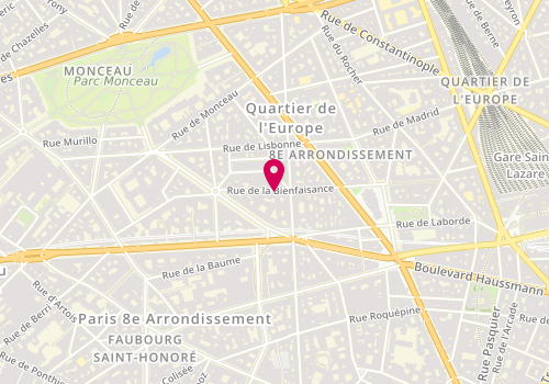 Plan de Altom Notaires, 35 Rue de la Bienfaisance, 75008 Paris