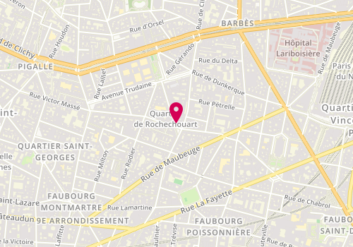Plan de Albertas Notaires Paris, 2 Rue Turgot, 75009 Paris
