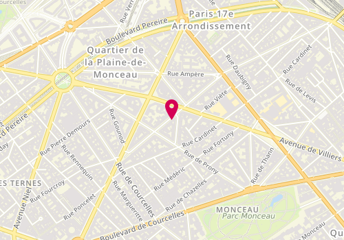 Plan de Soreau et Associés, 79 Rue Jouffroy d'Abbans, 75017 Paris