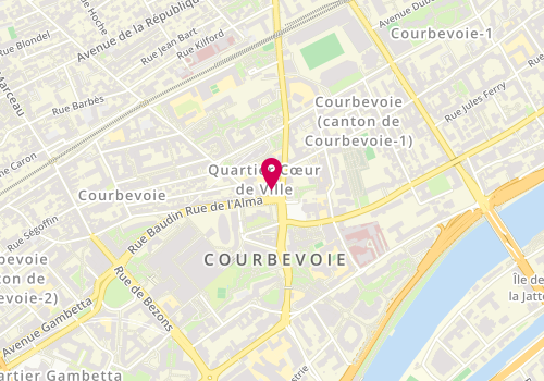 Plan de 7 Seine Notaires - Perrot Durand Fiévet & Associés - Notaires à Courbevoie (92), 5 place Hérold, 92400 Courbevoie